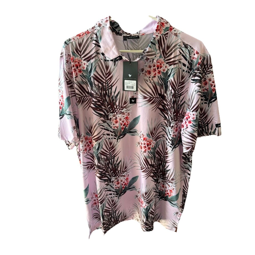 Bad Birdie Cabana Men’s XL Polo Shirt NWT